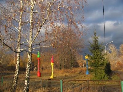  скульптуры, оградка