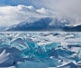 Точка на карте: Красивый лед на озере Байкал