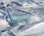 Точка на карте: Красивый лед на озере Байкал