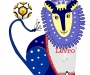 Неофициальным символами Евро-2012 стали Зозулиця, Левро и Ежик
