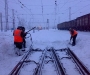 На Сумщине на одной из ж/д станций за последние сутки выпало 23 см снега