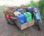Сумские пограничники задержали мотоцикл-бензовоз (фото)