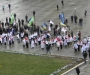 Надпись на площади в Сумах: «Юлі - волю!»