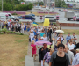 На День прапора в Сумах люди зібралися попри дощ (фоторепортаж)