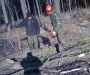 Лесорубы на Барановке: на месте скандального строительства на ул. Песчанской вновь рубят деревья