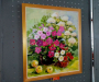 На Сумщині художниця продає картину, щоб допомогти чоловікові своєї вчительки