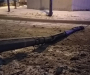 У Сумах водій вантажівки в'їхав у стовп