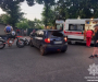 У Сумах сталася ДТП за участю авто та мотоцикла: є постраждалі