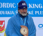 70-річний тростянчанин Микола Лободін виборов срібну медаль на Кубку світу зі скандинавської ходьби