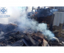 На Сумщині рятувальники ліквідували пожежу, спричинену ворожими обстрілами (відео)